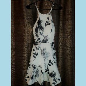 NWT Speechless Black & White Floral Dress